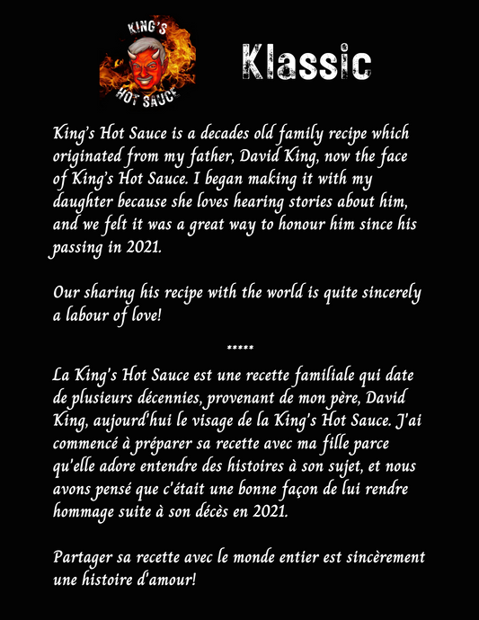 King's Hot Sauce: Klassic
